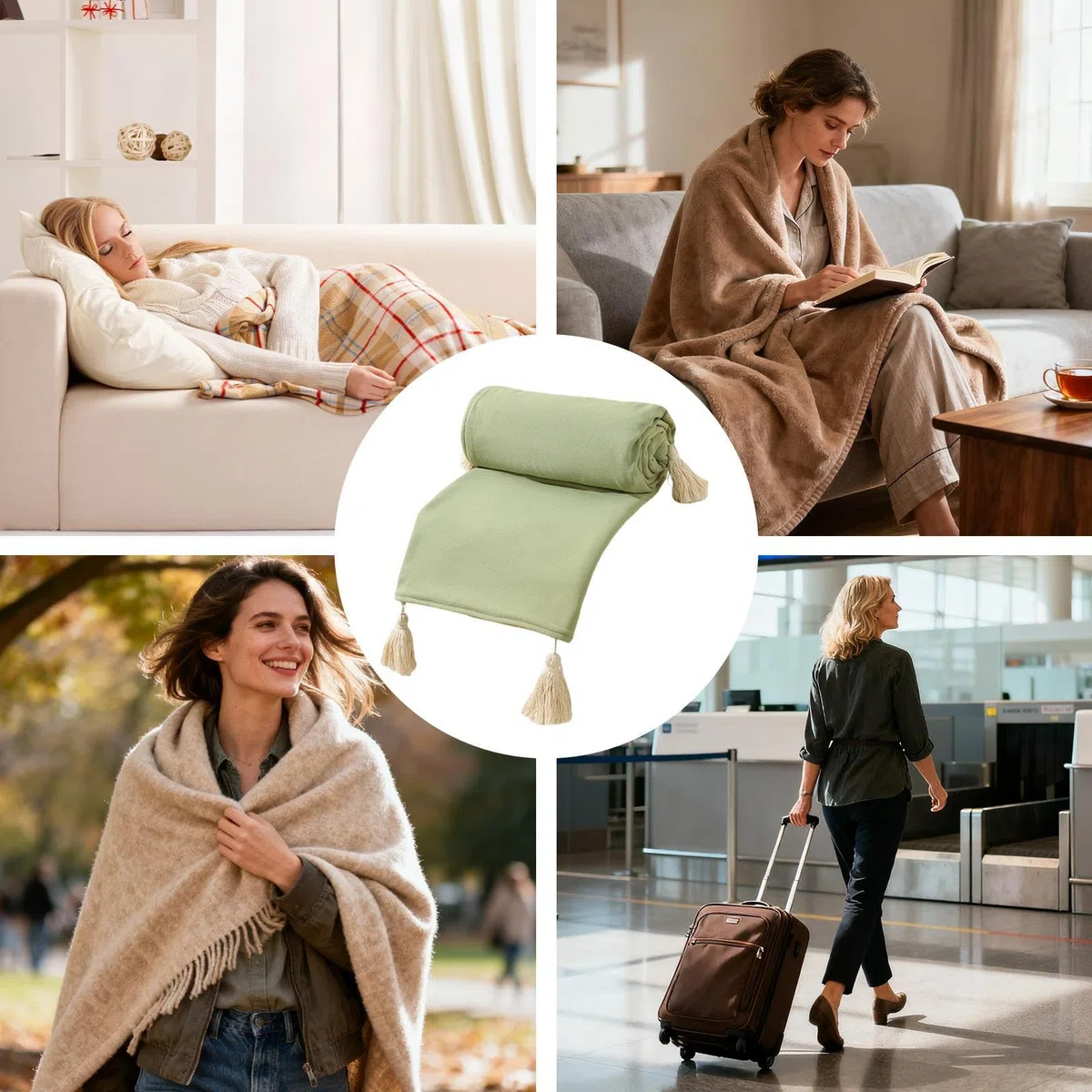Scaldabagno senza fili, riscaldatore elettrico a 3 velocità, per il corpo | stola riscaldante da donna, per ufficio, casa, viaggio, inverno, collo, spalla campeggio all'aperto
