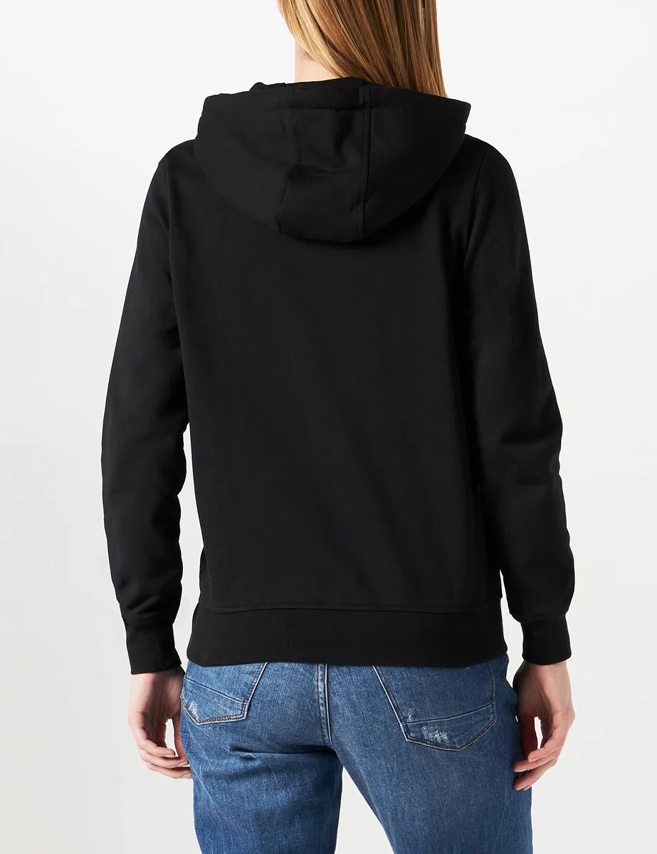 Build Your Brand Ladies Basic Zip Hoody Felpa con Cappuccio Donna (Pacco da 1)