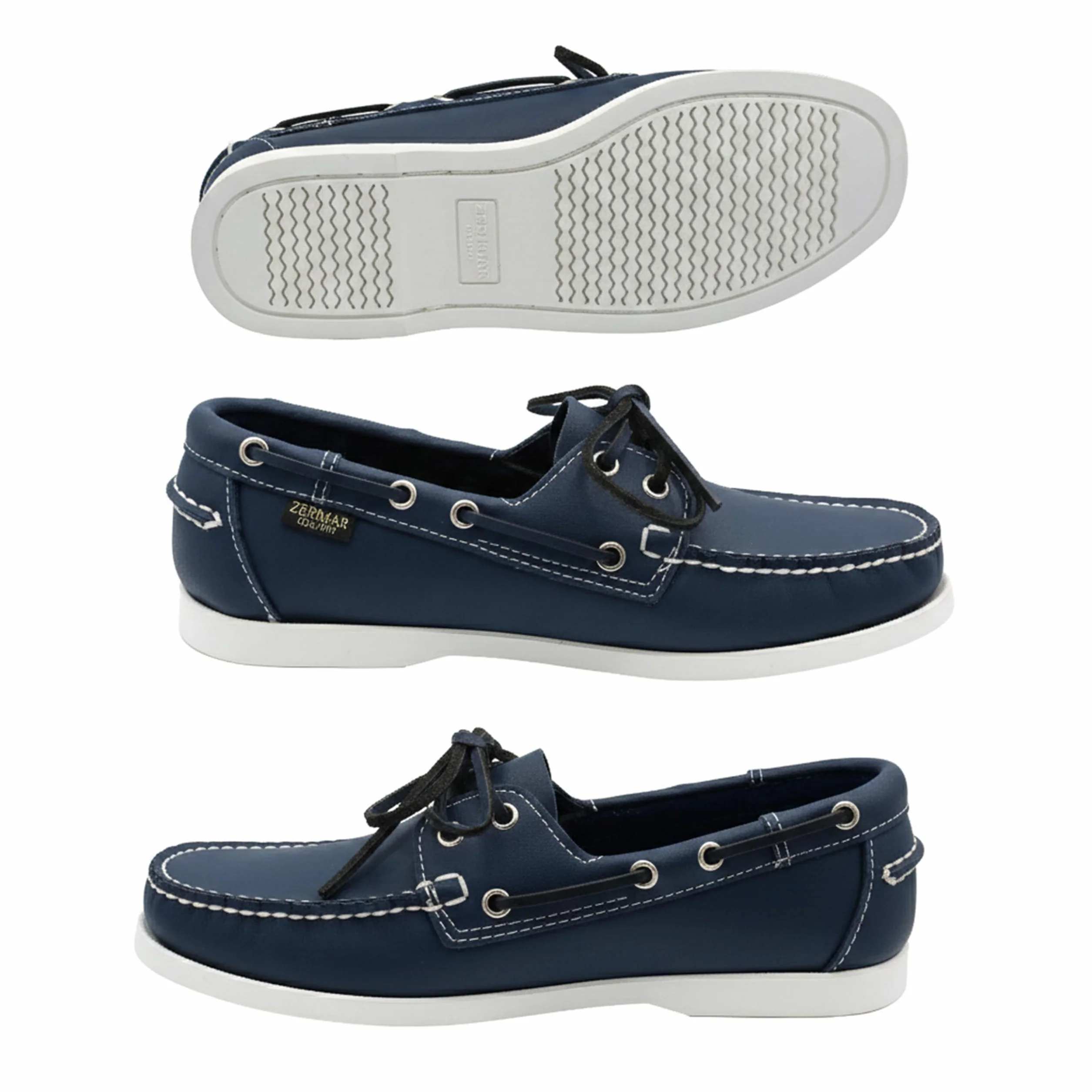 Zerimar Mocassino Nautico da Uomo in Vera Pelle, Calzatura Elegante e Leggera per Uso Quotidiano o Formale, Scarpa Confortevole dal Design Moderno