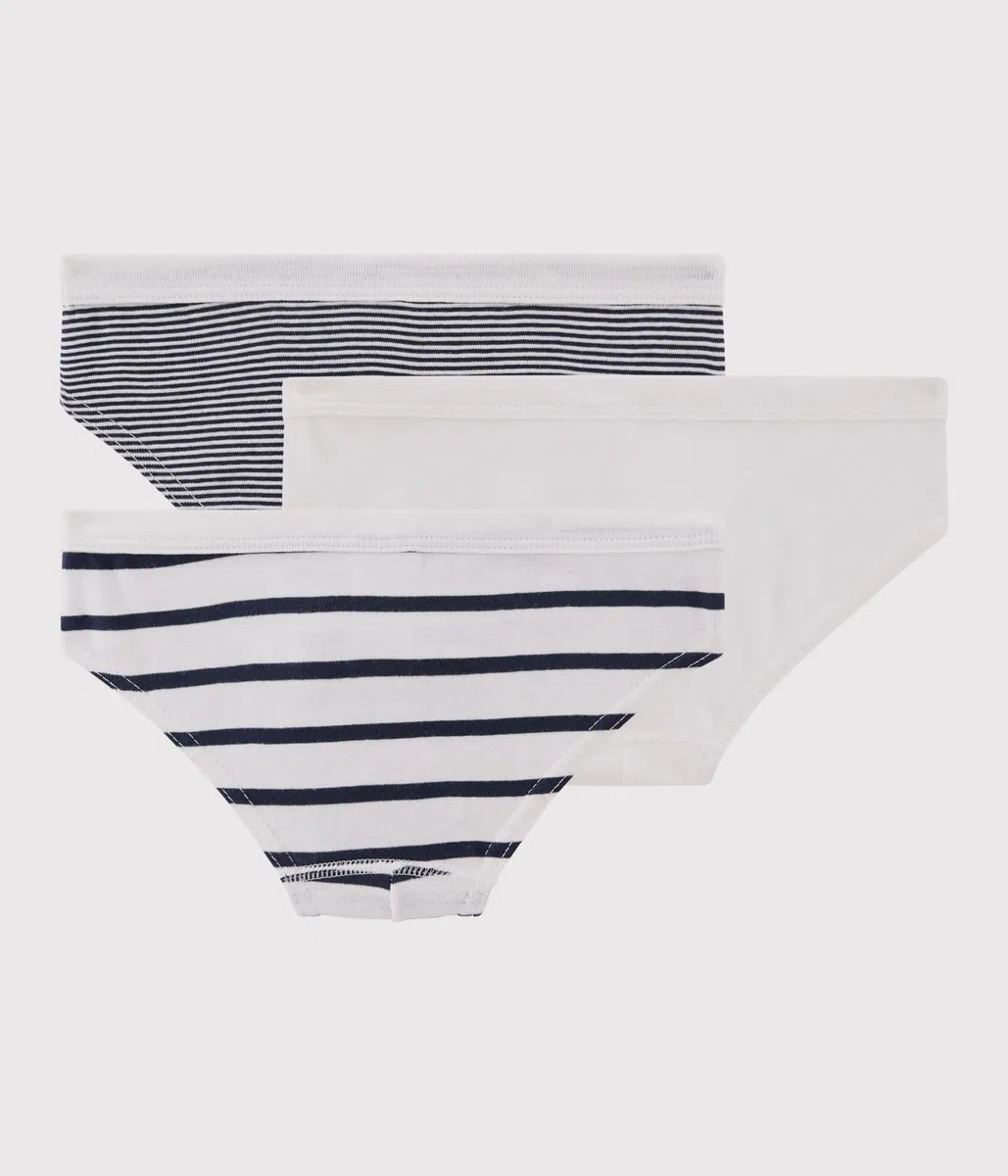 Petit Bateau A01dr Volantini Bambini e Ragazzi (Pacco da 3)
