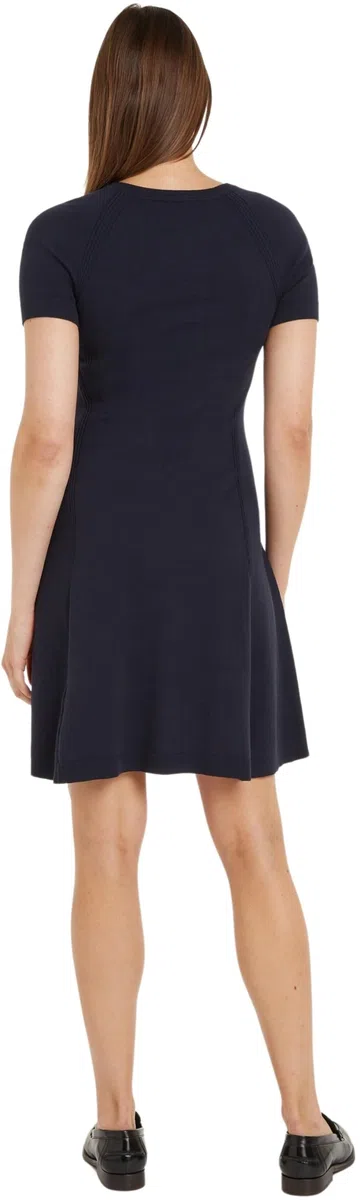Tommy Hilfiger Abito Donna Midi Dress Maniche Corte