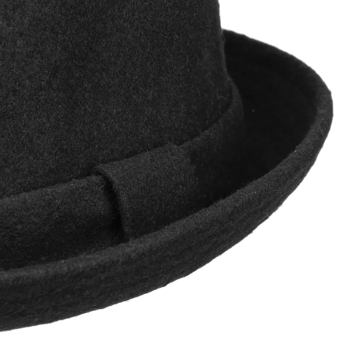 LIPODO Diamond Crown Pork Pie Cappello Feltro Lana Invernale Moda Donna Uomo