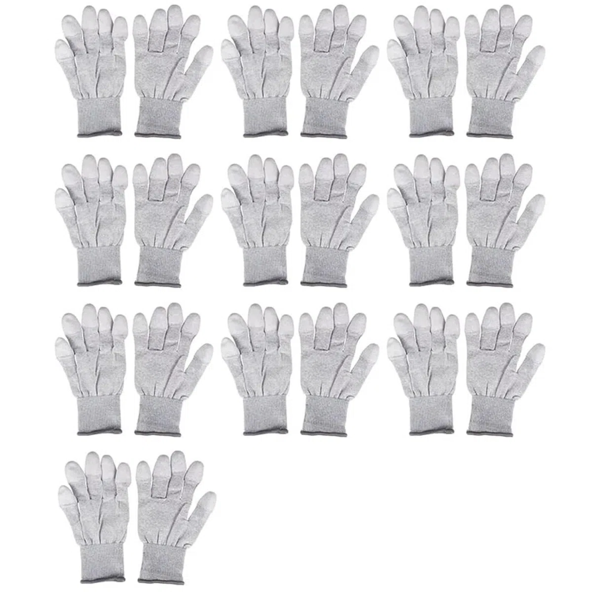 10 paia/5 paia di guanti antistatici ESD for la sicurezza sul lavoro elettronico for la manutenzione di componenti elettronici(10 Pairs,Medium)