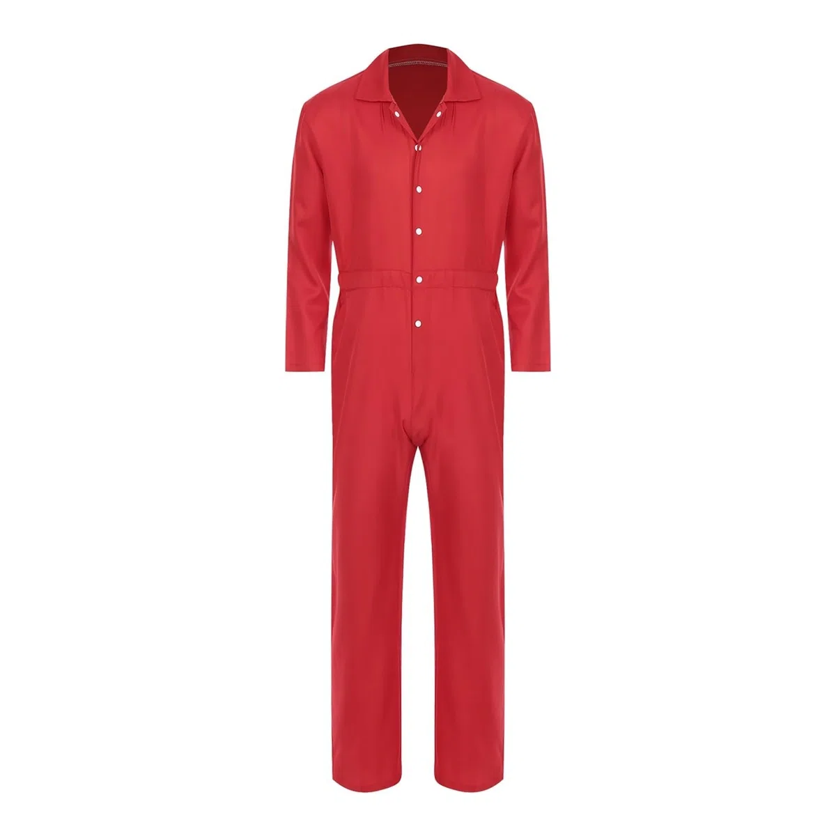 Tuta da uomo e donna, tuta con risvolto, manica lunga, meccanico, uniformi officina, volo per Officine e Magazzini Meccanici(Pink,3XL)