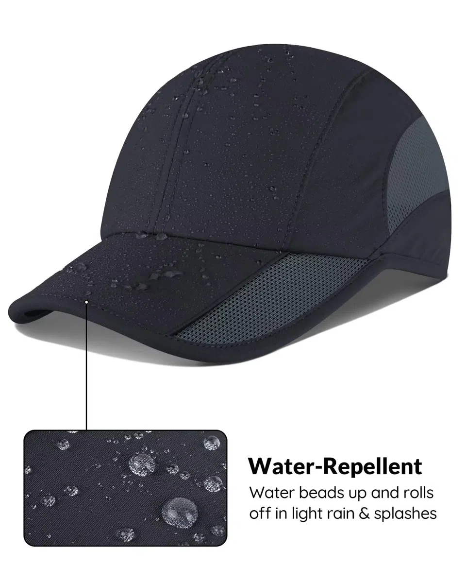 GADIEMKENSD Cappello da Corsa ad Asciugatura Rapida per Uomo, Berretto da Baseball Senza Struttura per Donna, Cappello Estivo UPF50+, Casquette Sportivo con Rete Traspirante