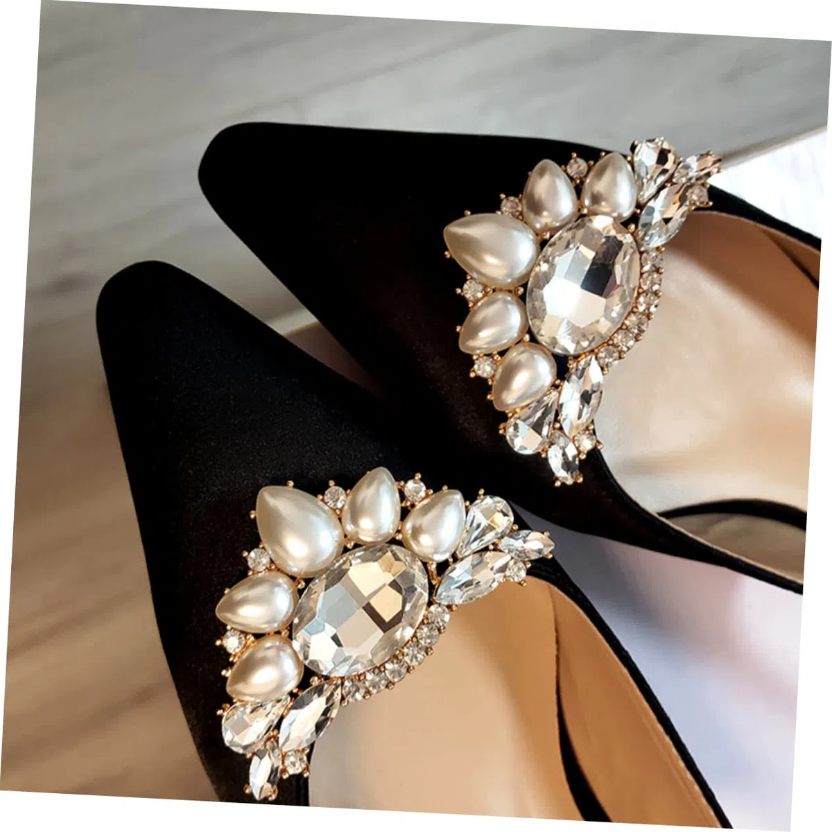 GALPADA 5paia Clip Per Scarpe Sposa Decorazioni Rimovibili Per Scarpe Cerimonia Accessori Per Matrimoni e Adatte