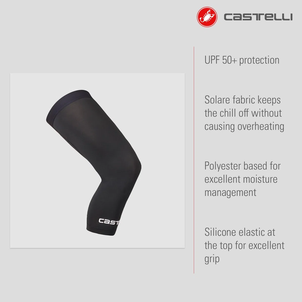 CASTELLI Scaldabraccia Unisex-Adulto