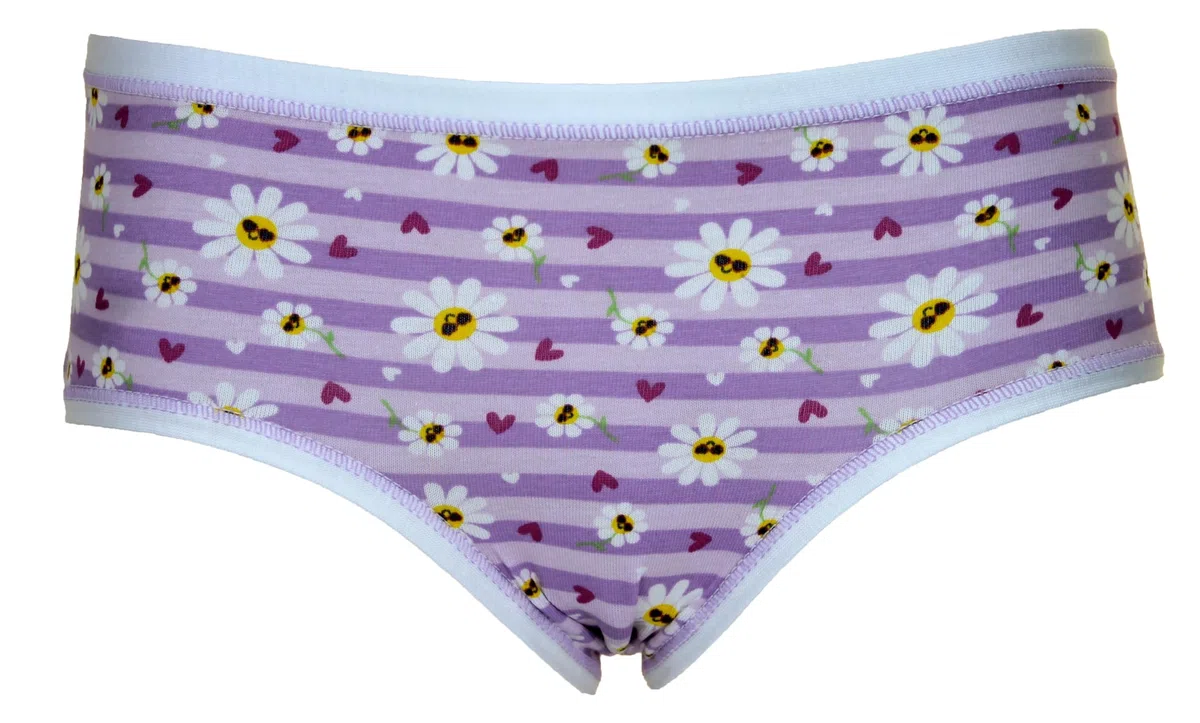 JADEA Coordinato Intimo Bimba Completo Ragazza Top Brassiere e Slip 143 (Lilla, 5/6 Anni-110/116 Cm)
