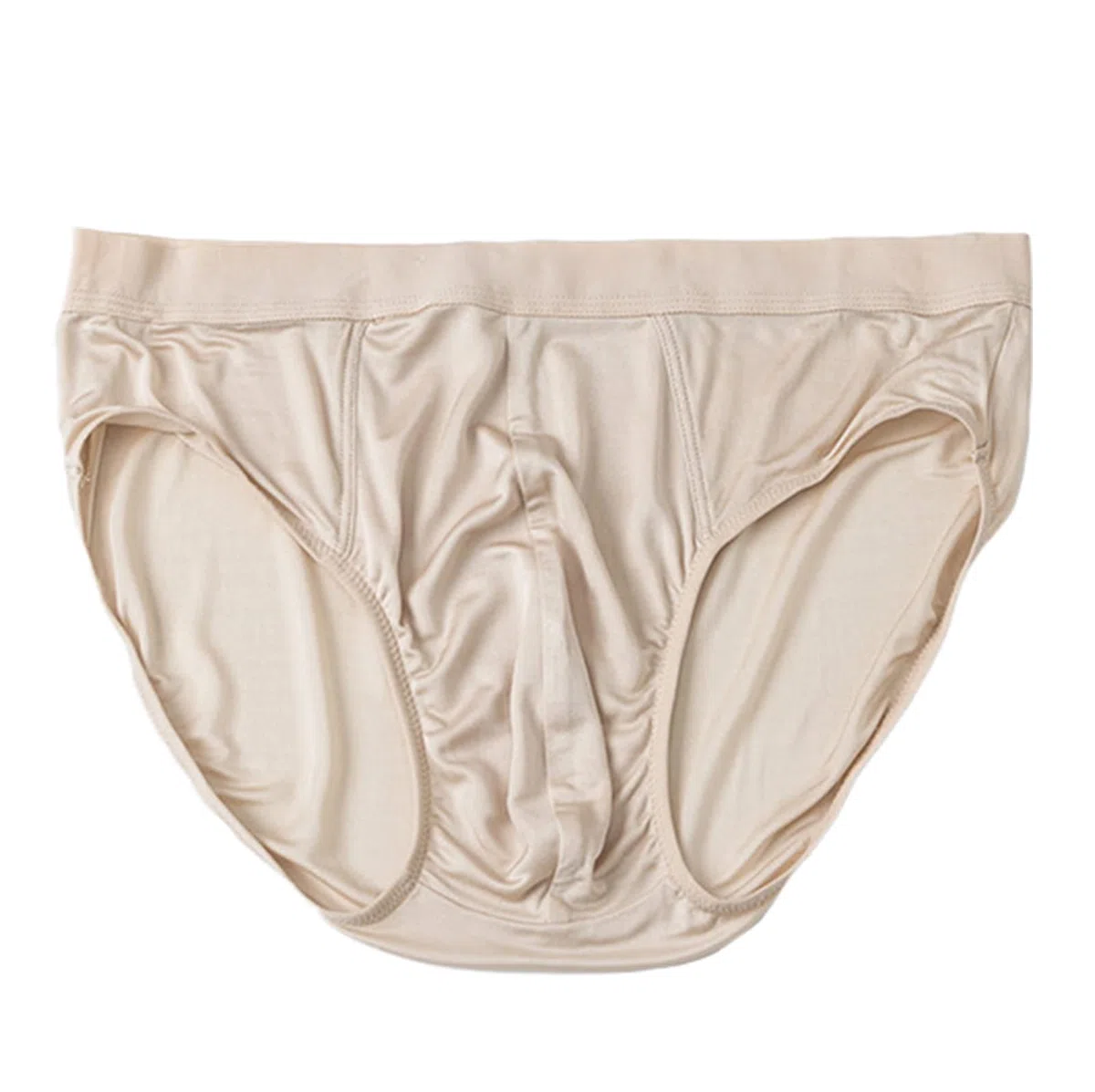 Slip Uomo 100% Seta di Gelso Slip A Vita Bassa Mutande Classiche in Raso, Quattro Stagioni