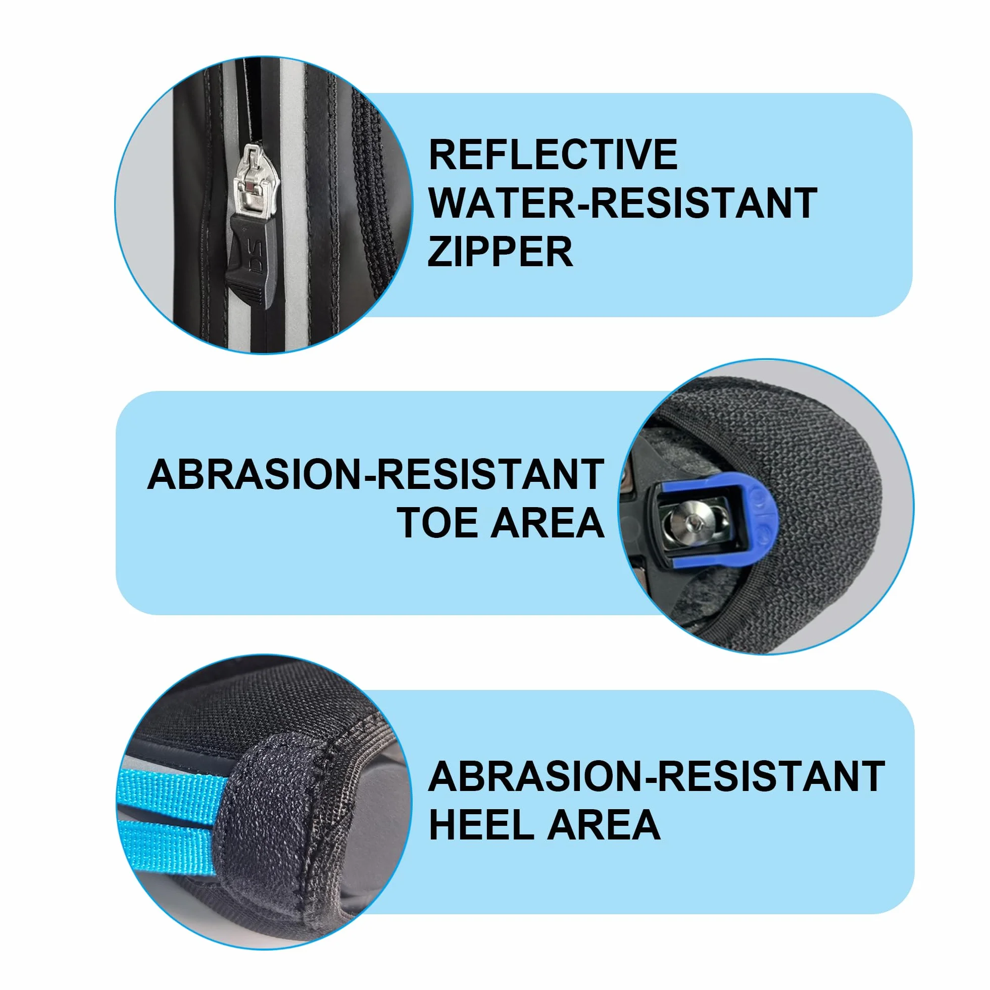 Dexshell Heavy Duty Neoprene Copriscarpe da Ciclismo. Resistente all'Acqua. Impermeabile.Unisex - Adulto