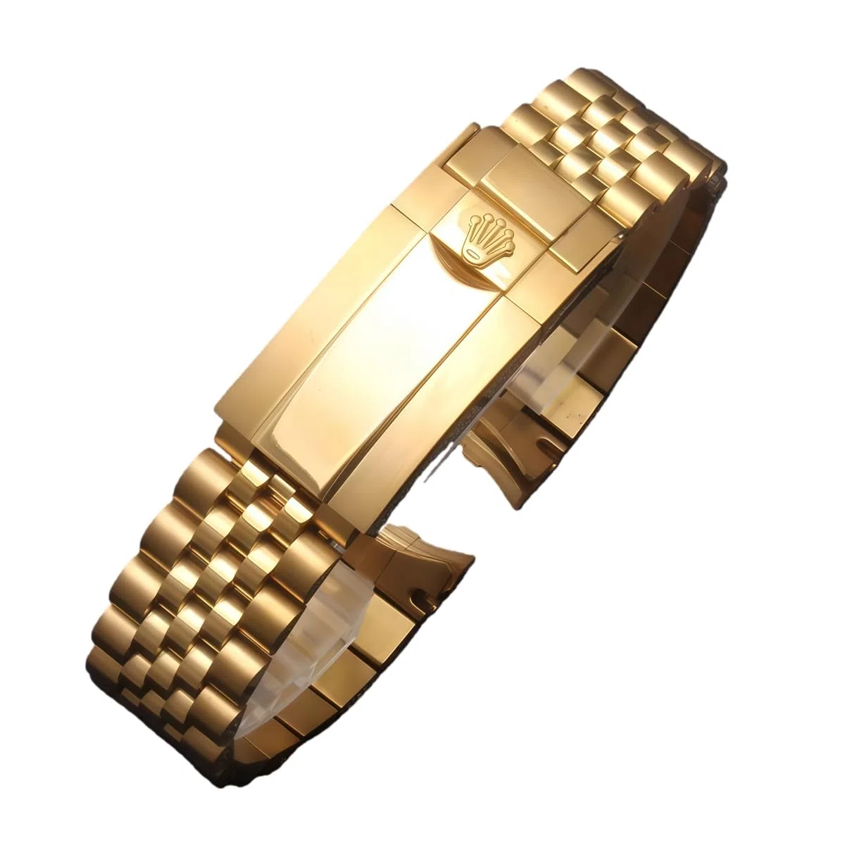 Cinturino Orologio Acciaio Inossidabile Jubilee Metallo Ricambio 21mm Attacco Curvo Maglie Banda per Rolex GMT-Master