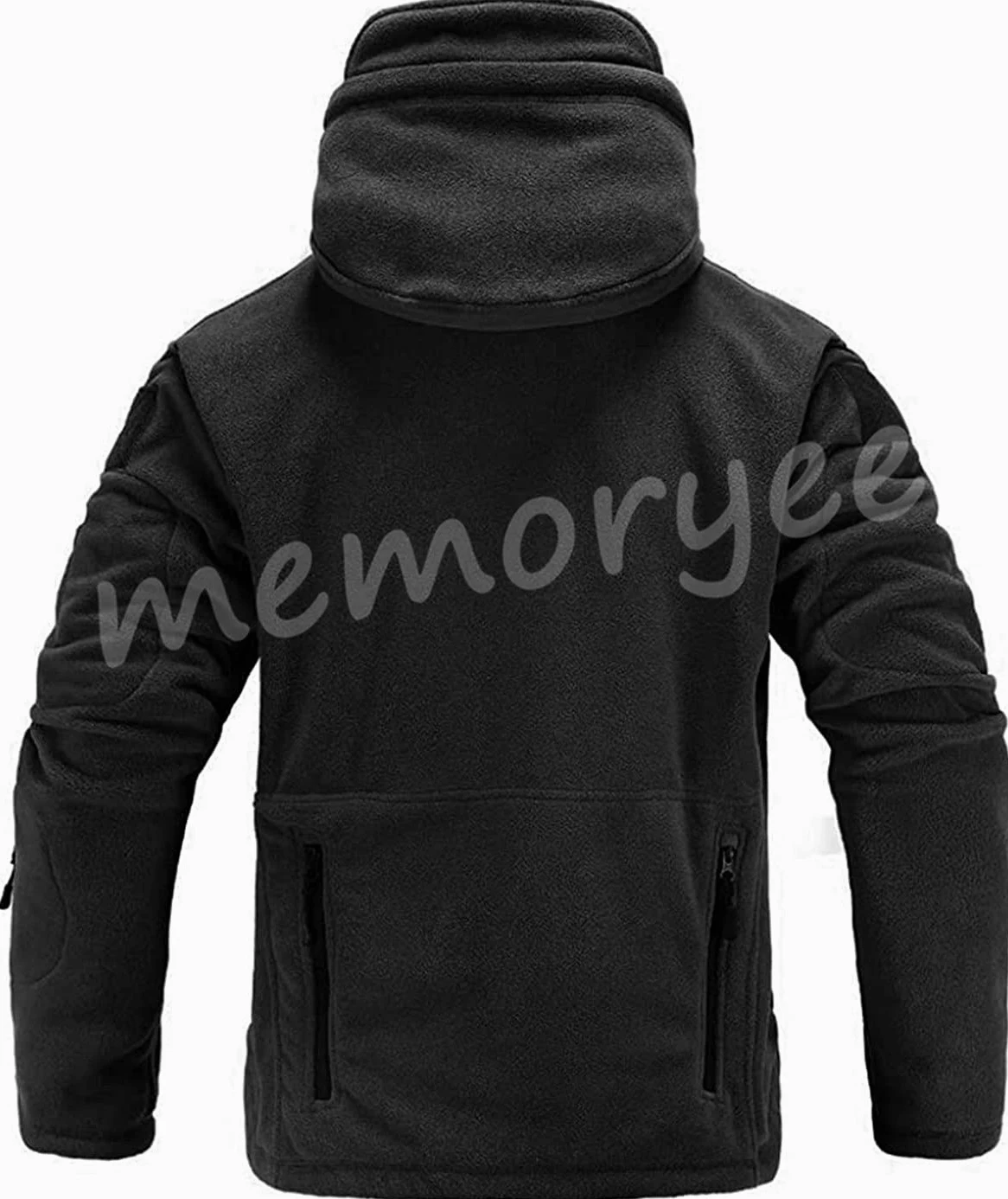 Memoryee Uomo Giacche Antivento Giacca in Pile Outdoor Militare Caldo Cappotto