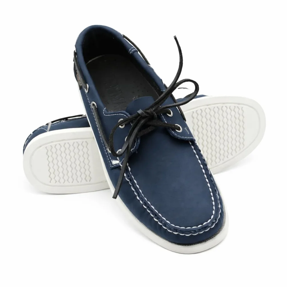Zerimar Mocassino Nautico da Uomo in Vera Pelle, Calzatura Elegante e Leggera per Uso Quotidiano o Formale, Scarpa Confortevole dal Design Moderno
