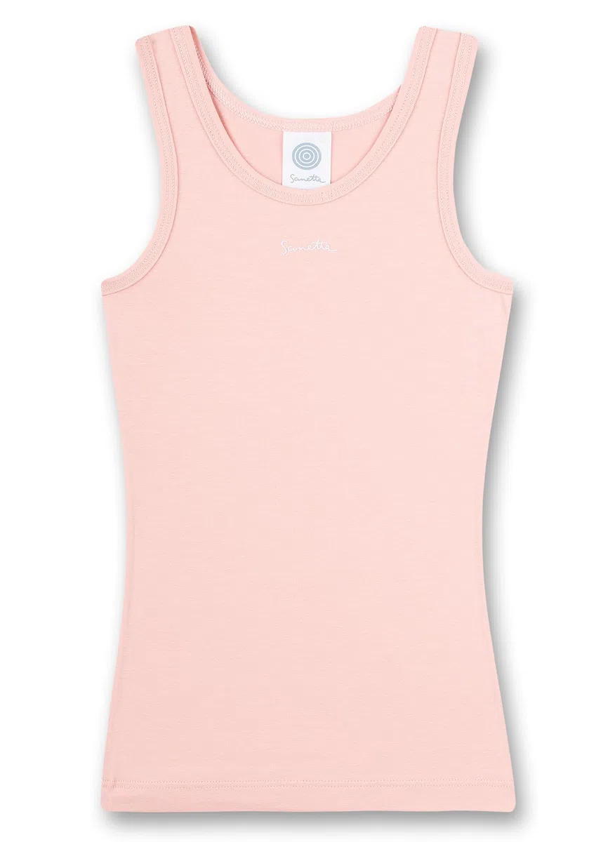 Sanetta Unterhemd Im Doppelpack Beige Canottiera in Confezione Doppia Bambine e Ragazze (Pacco da 2)