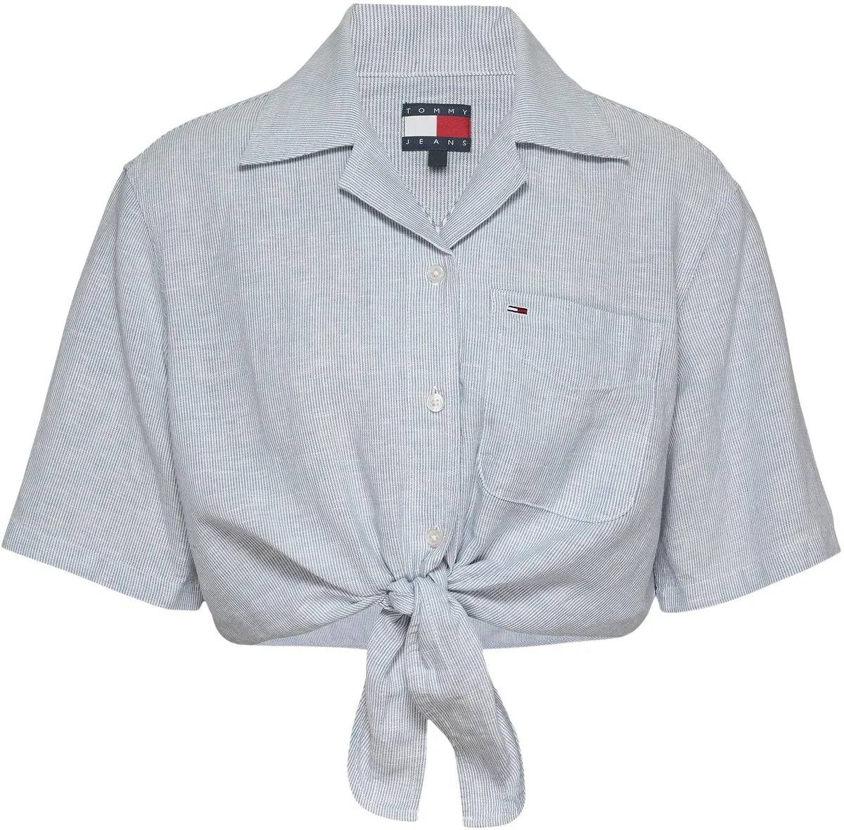 Tommy Jeans Donna Camicia Linen Cropped