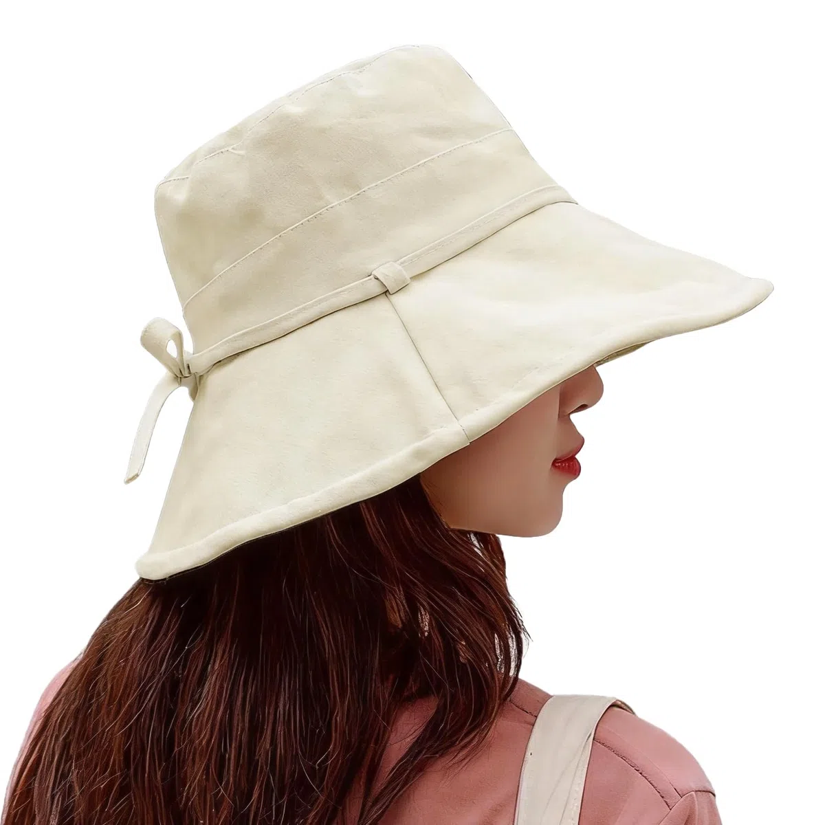 ITODA Cappello da sole da donna Topee UPF 50+ Cappello da spiaggia pieghevole con visiera a tesa larga Cappello da sole per esterni con protezione UV con corda antivento per viaggi e vacanze