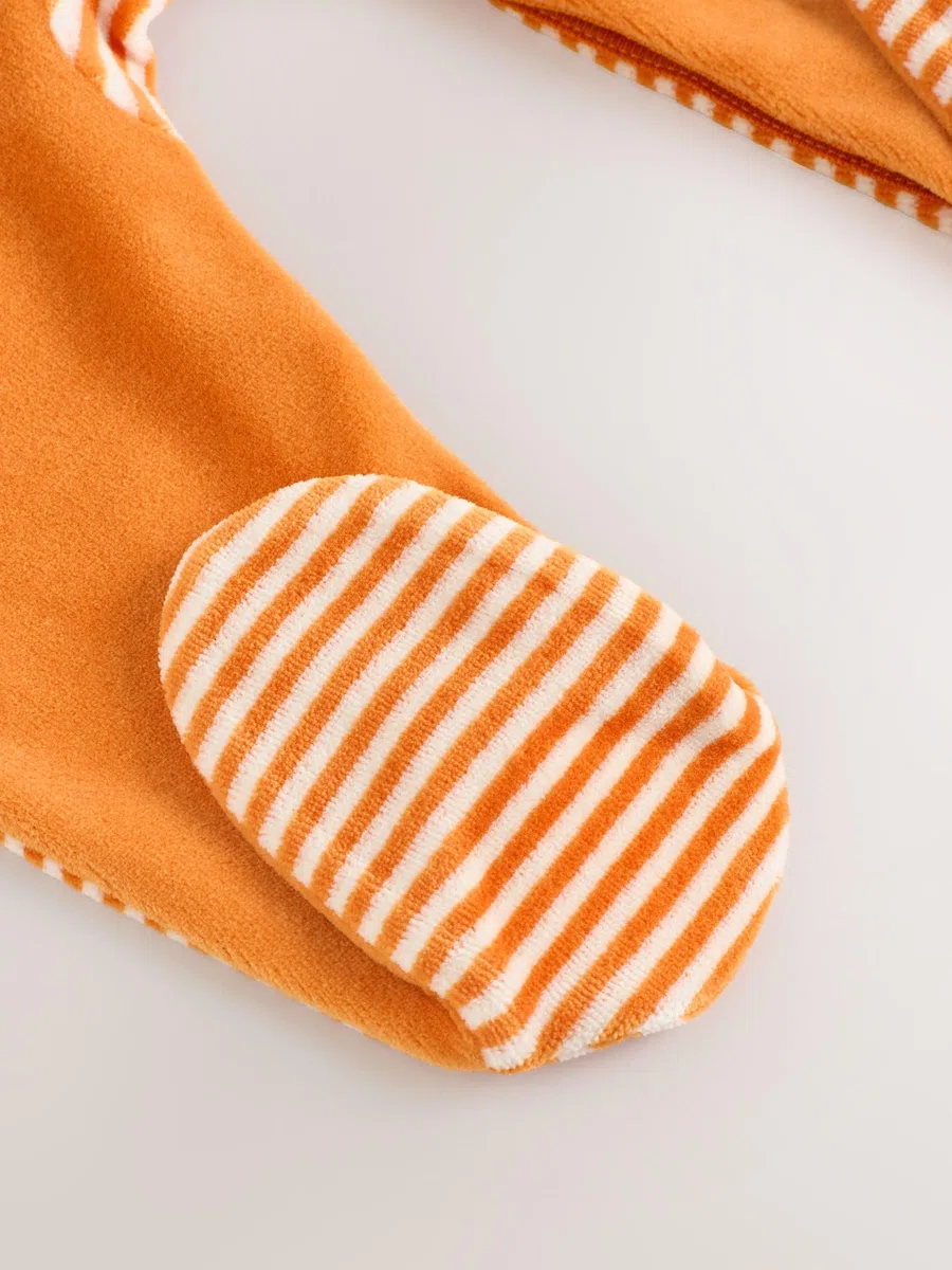 NEXT Unisex Bambino Tutina Bebè Costume da Zucca in Velour per Halloween