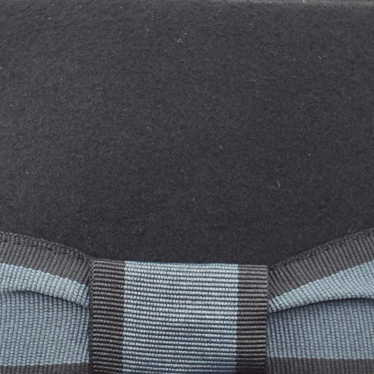 Melegari Cappello Jazz Pork Pie Charles | Feltro di Lana Nastro Rigato | Made in Italy | Uomo Donna | Autunno/Inverno