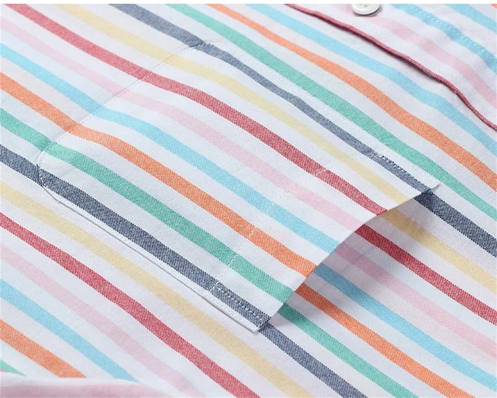 Adhdyuud, Camicia da uomo in 100% cotone Oxford, primaverile, casual, per ufficio, vestibilità regolare, manica lunga