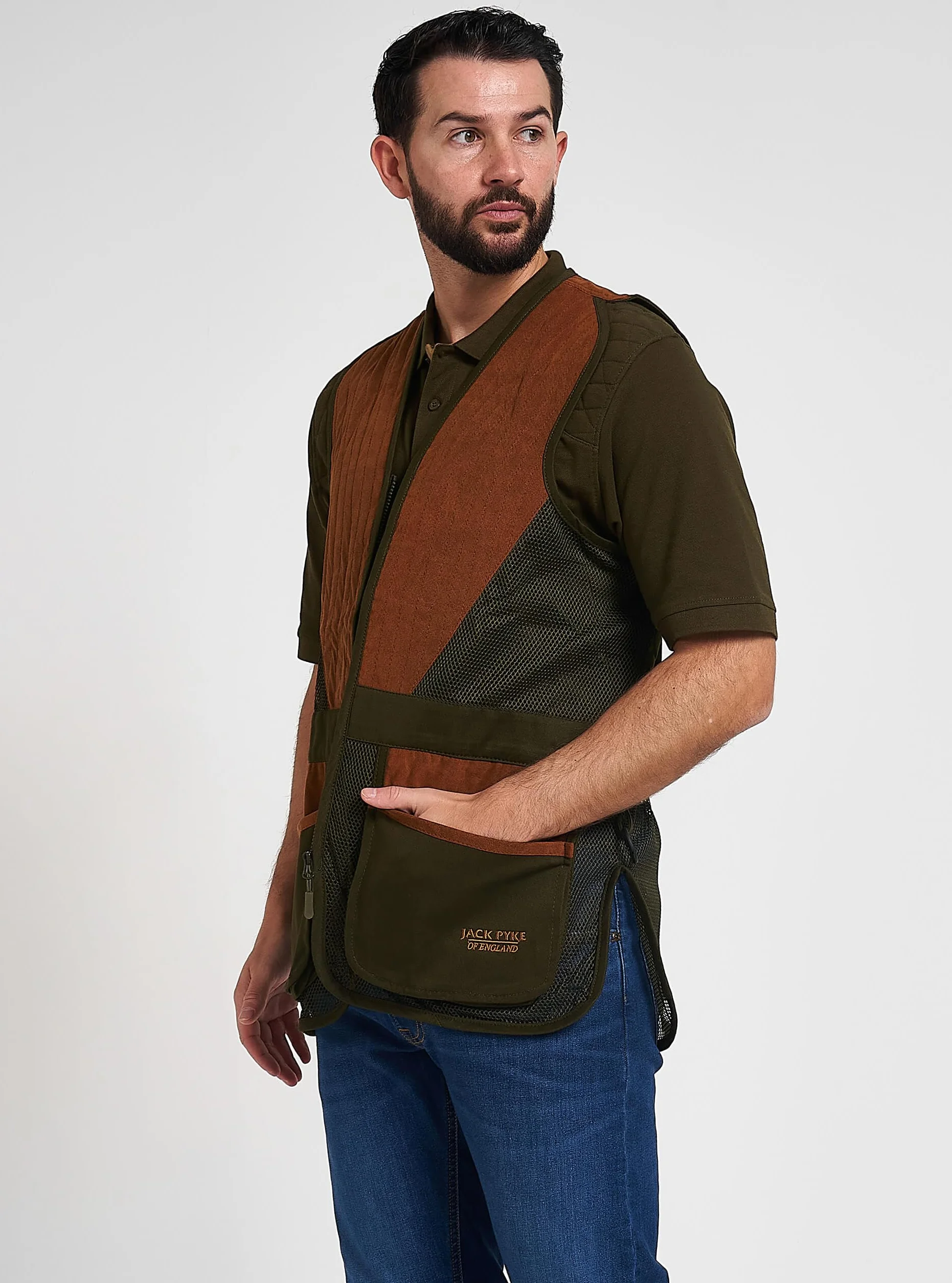 JACK PYKE Sporting - gilet da tiro - Verde - M