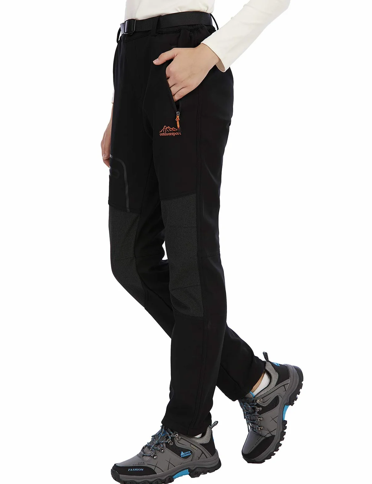 Pantaloni Sci Termici Donna Invernali Pantaloni Trekking Impermeabile Pantaloni Neve Softshell Montagna Escursionismo Caldo All'aperto