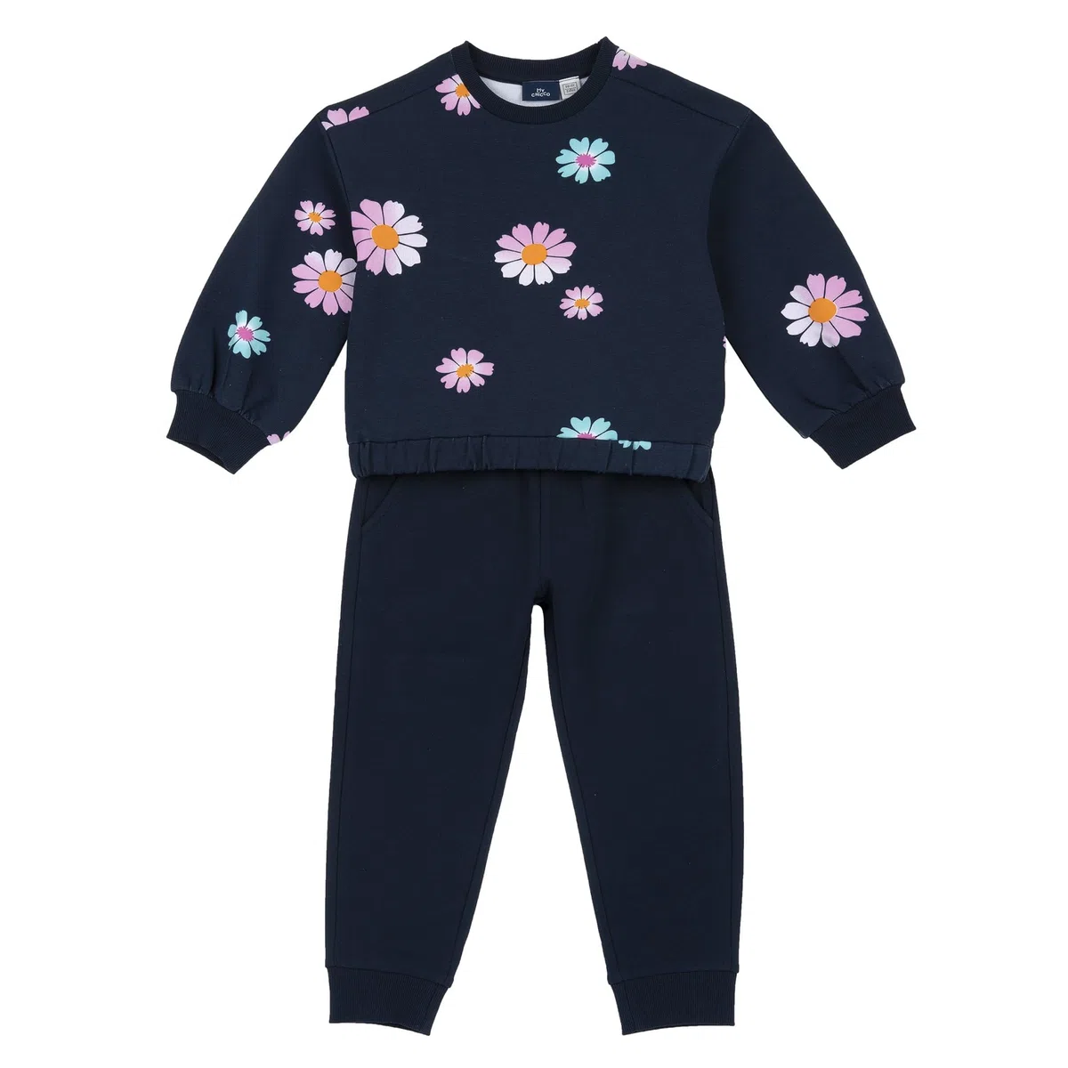 Chicco Tuta Bambina Completo con Felpa e Pantalone
