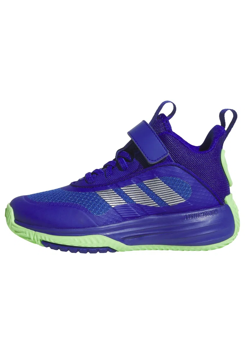 adidas Unisex - Bambini e Ragazzi Ownthegame 3.0 Shoes, Lucid Blue/Silver Met./Lime Burst, 31.5 EU