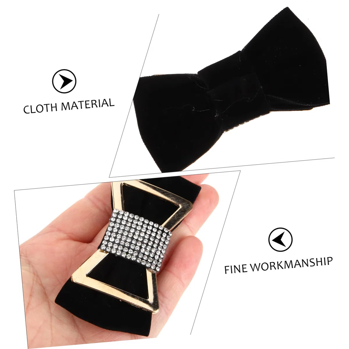 SOIMISS 5paia Charms Per Scarpe Con Fiocchi Strass Decorazioni Eleganti Per Scarpe Da Sposa e Cerimonie Accessori Per Femminili