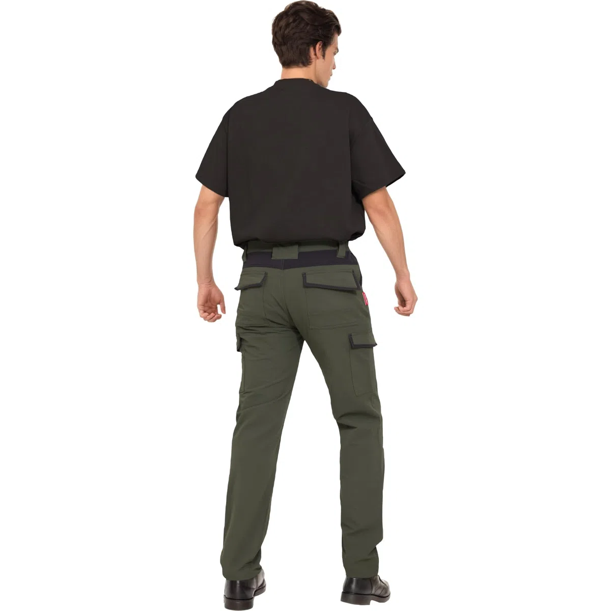 WORK IDEA Pantaloni Uomo Impermeabili ed Elastici per Escursionismo, Softshell Traspirante e Morbido, Ideali per Trekking, Alpinismo e Tempo Libero