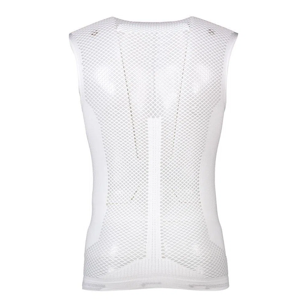 Alé Cycling Unisex S1 Summer Mesh Intimo Senza Maniche Base Layer, Bianco, L/XL