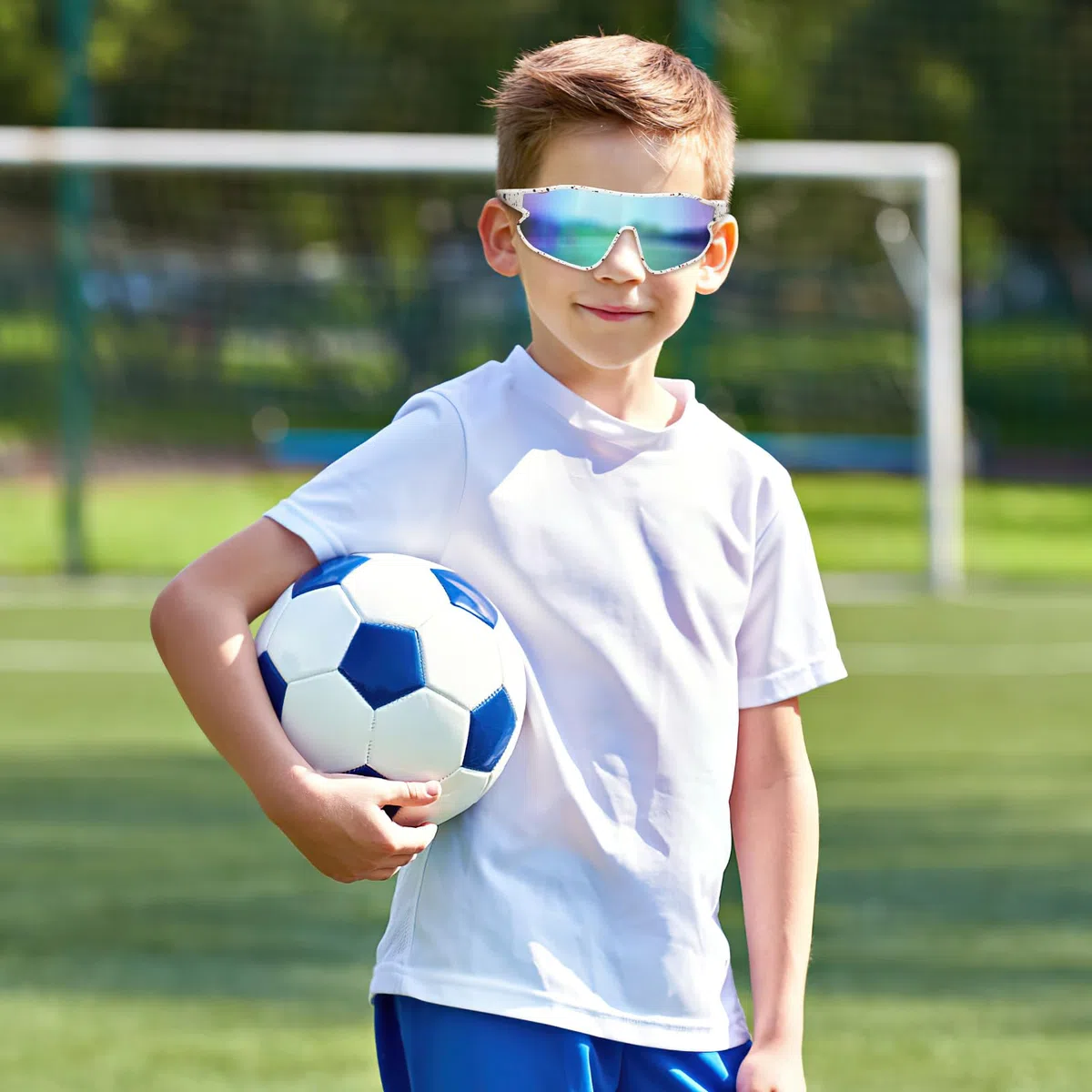 Hifot Occhiali da Sole Bambino Bambina,Occhiali Ciclismo Running Tennis Sportivi Protezione UV400 Occhiali Veloci per Ragazzo Ragazza 6 a 14 Anni