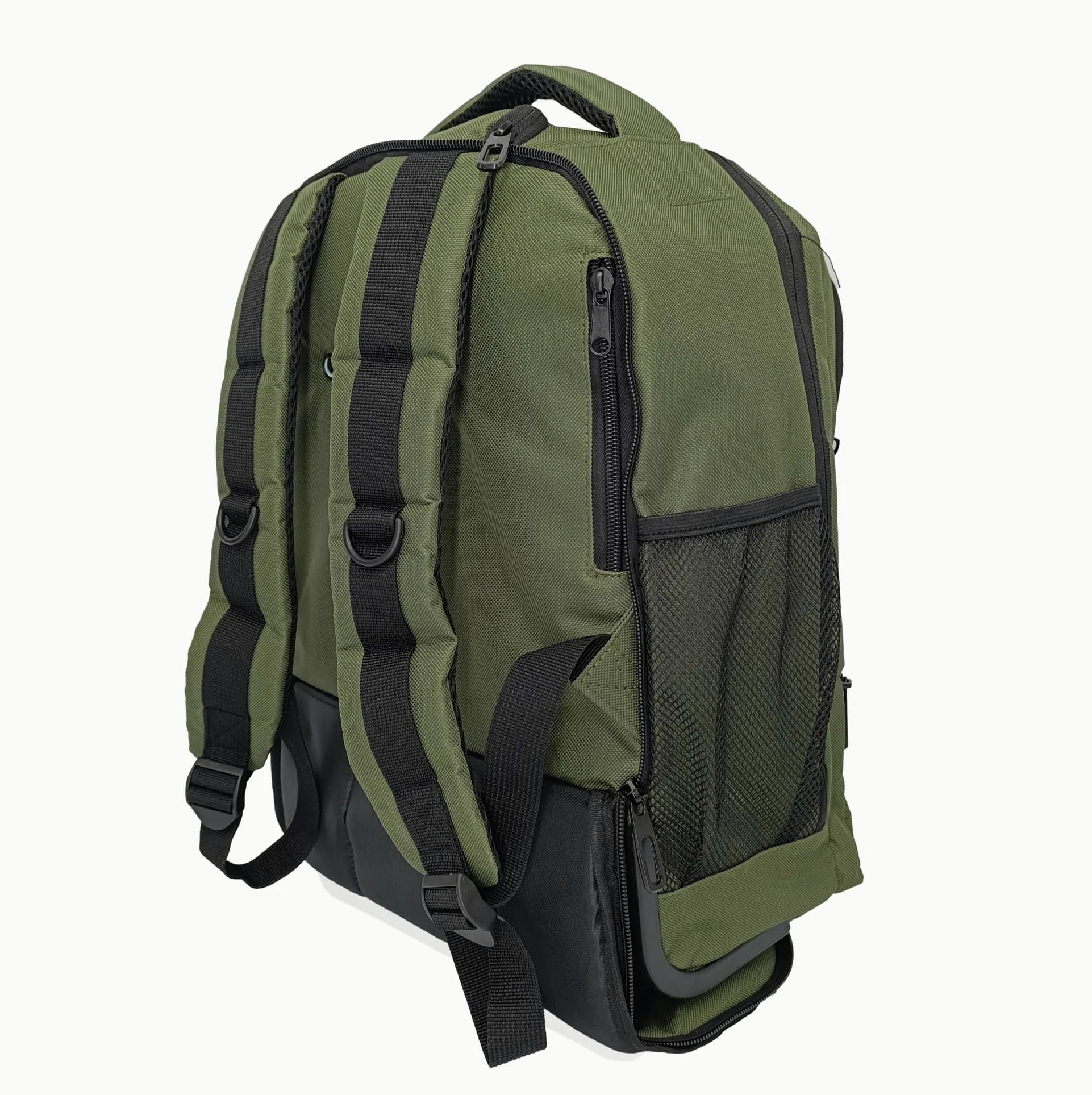 Aircruiser Hybrid 40 x 30 x 20 cm Ryanair Zaino Con Ruote Wizzair Bagaglio a Mano Transavia Zaino da Viaggio Aereo Vueling Carry-On (Verde, 40x30x20 cm - Con Ruote)