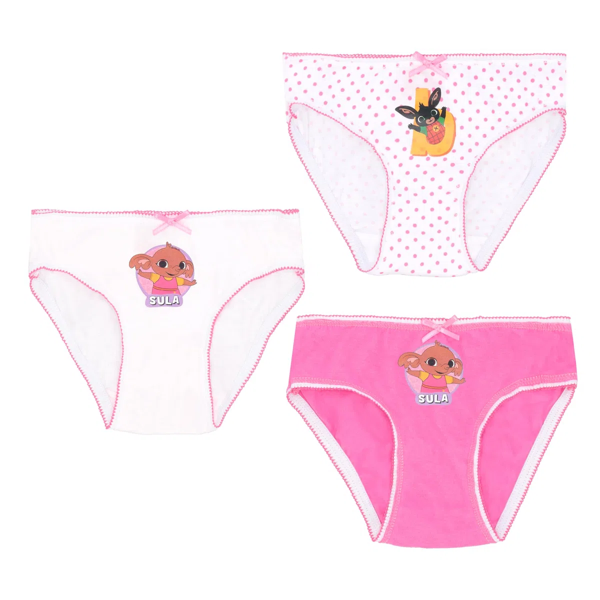 Ellepi Slip Bing Bambina Cotone 3 Pezzi