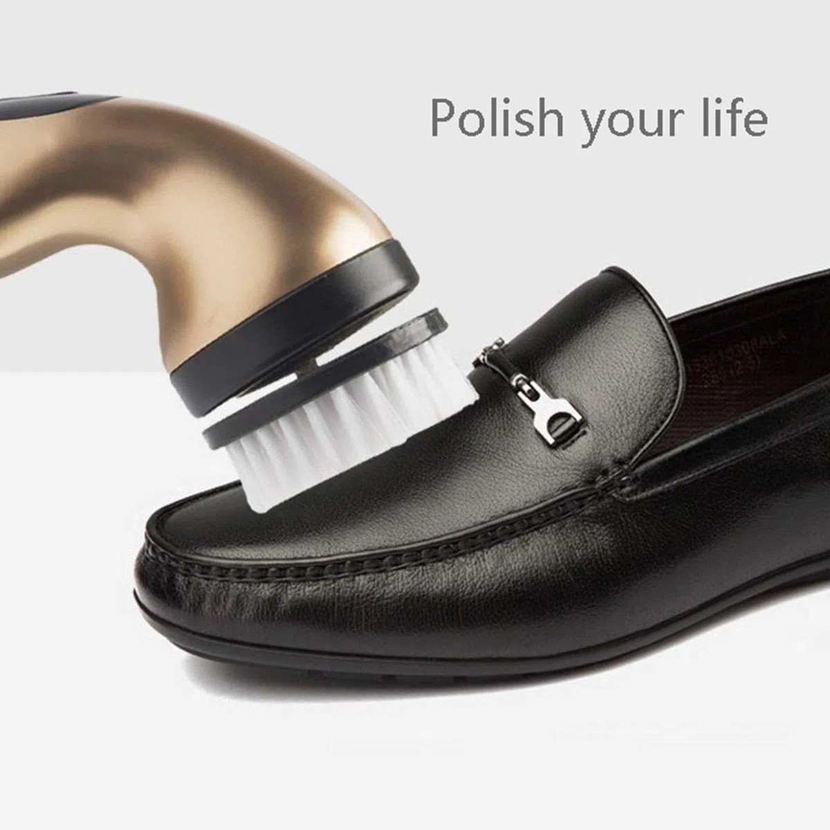 Kit elettrico for lucidare le scarpe, pulitore, set di lucidatura portatile, lavatrice, for in pelle da uomo e donna
