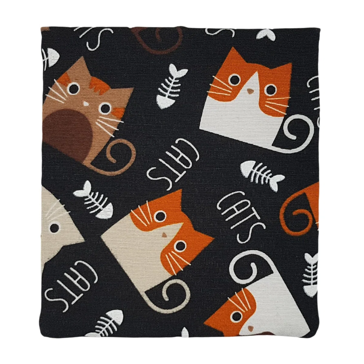 Plan B, Portasigarette Tabacco Trinciato, Yolo 02, 16 x 8,5 cm, 50 gr, con Borsa Interna in Gomma EVA, Gatti su Sfondo Scuro, Donna, Tessuto (Cats)