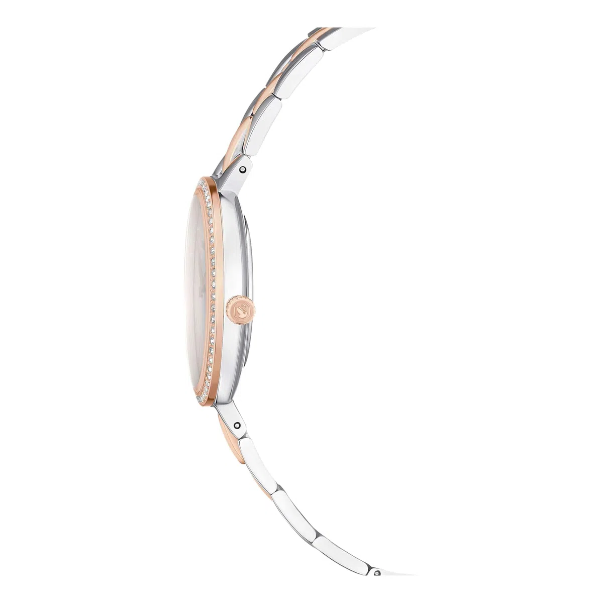 Swarovski Cosmopolitan Collezione Orologio, Swiss Made, Bracciale in metallo, Tono argentato