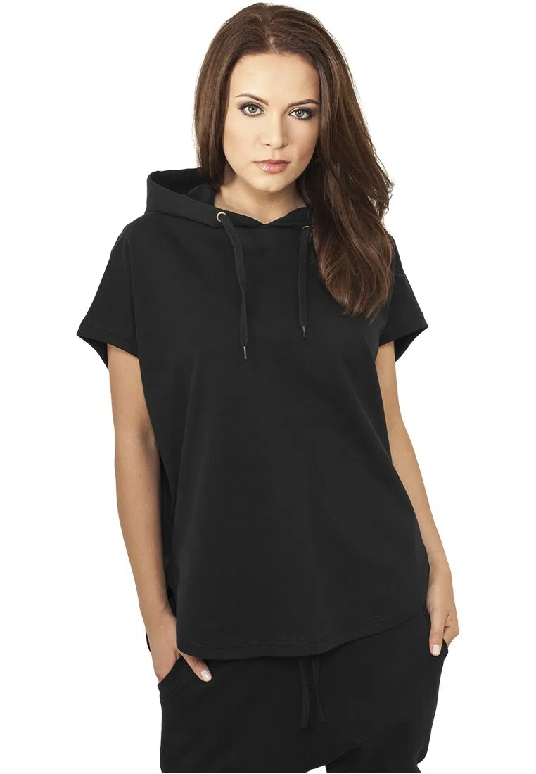 Urban Classics Women's Tb931-ladies Sleeveless Terry Hoody Sweatshirt (Pack of 1)