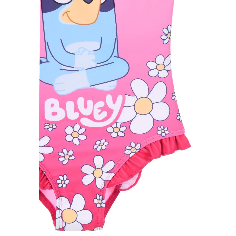 CARTOON Costume da Bagno Bluey Costume Intero Abbigliamento Mare Piscina Beachwear per Bambini
