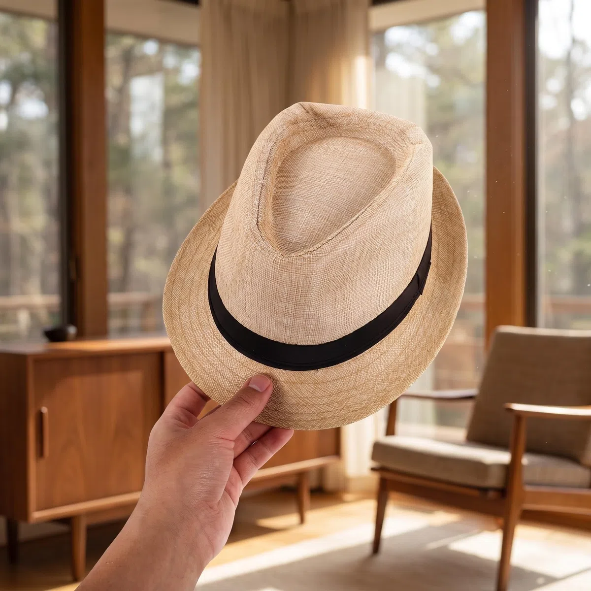 Gatuida 12 cappelli da sole Fedora a corta, cappelli Panama estivi da spiaggia per uomo e donna | Accessori unisex stile anni '20 per viaggi, vacanze e tempo libero, traspiranti