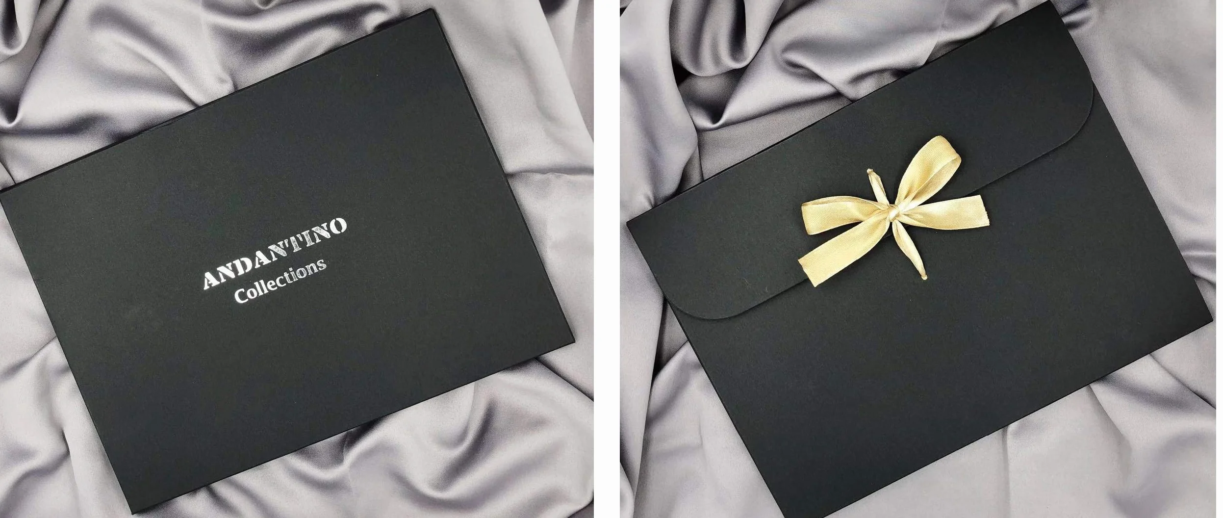 ANDANTINO Sciarpa in 100% seta, quadrata, di grandi dimensioni (110 cm), leggera, adatta come foulard, fascia per capelli, scialle, in confezione regalo