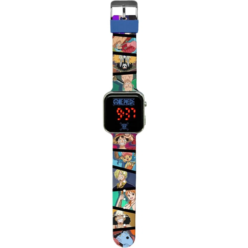 CARTOON Orologio da polso digitale, schermo a led, cinturino in silicone, per bambini