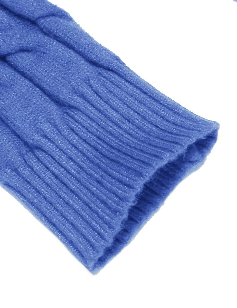 COOFANDY Maglione da uomo slim fit a collo alto, maglione casual lavorato a maglia ritorta
