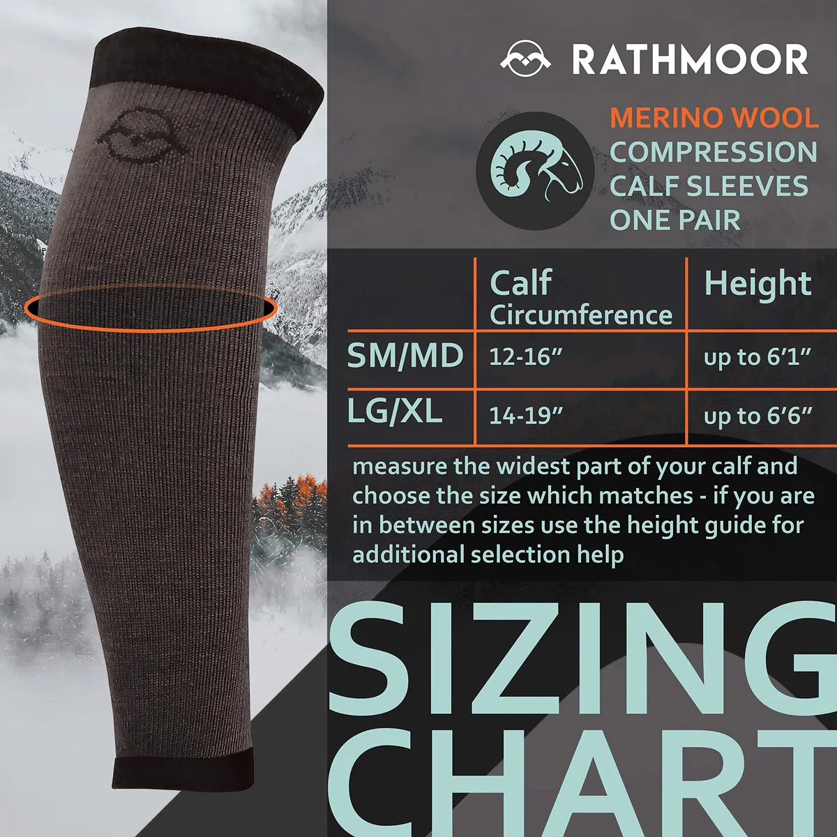 Manicotti a compressione in lana merino, 20-30 mmHg, unisex, per corsa, ciclismo, escursionismo, supporti termici