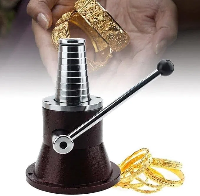 Mandrino estensibile regolabile per braccialetti – Barella per gioielli fai da te, dimensioni rotonde/ovali per braccialetti e anelli