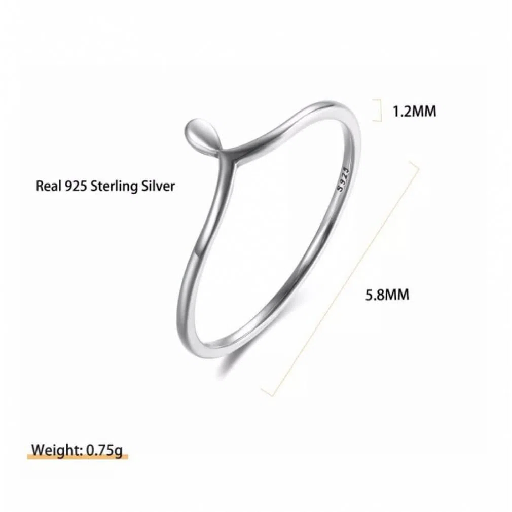 S925 Anelli geometrici per donna Gioielleria regalo di compleanno Migliore amica