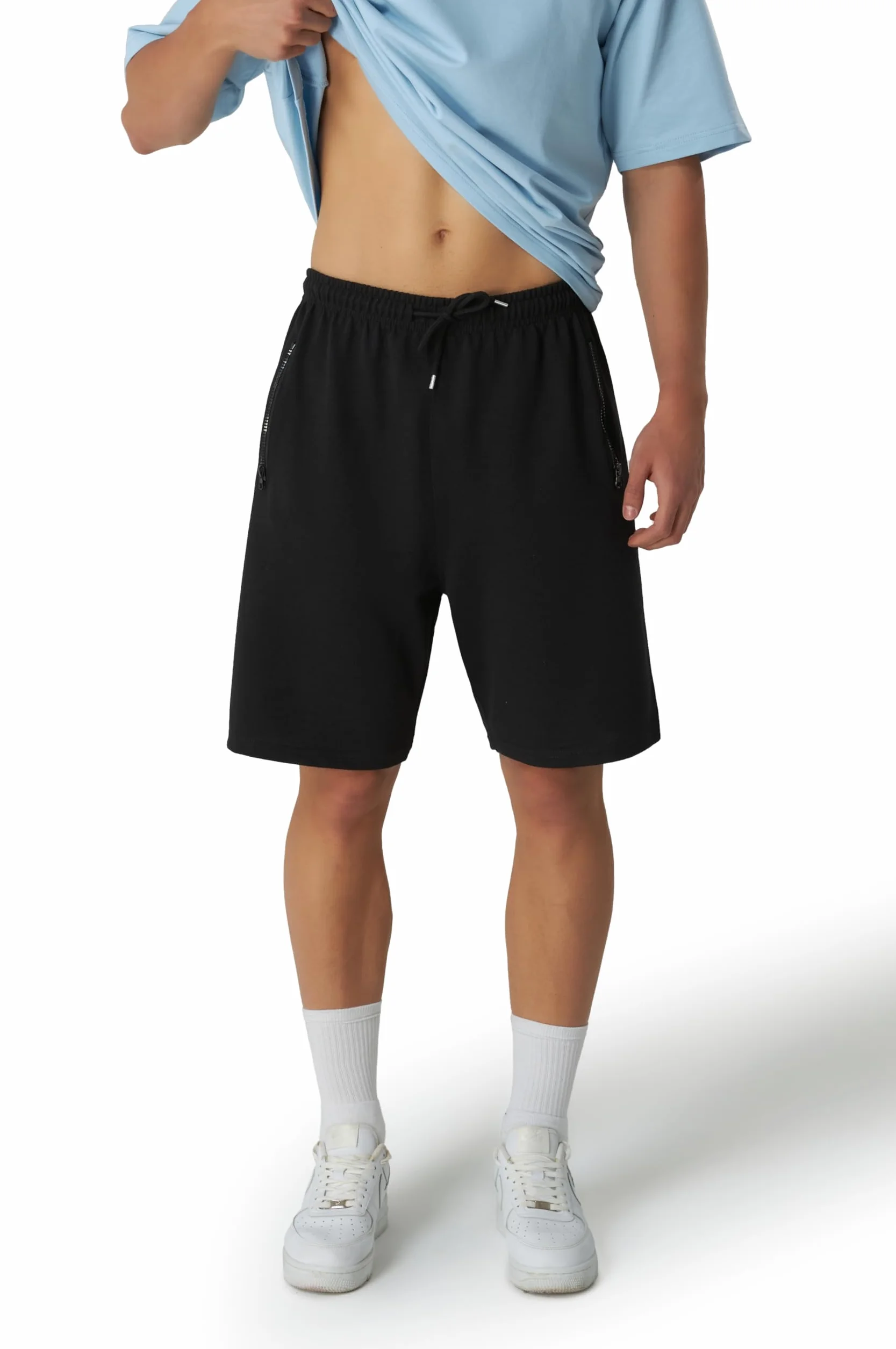 Smith & Solo Pantaloncini Sportivi da Uomo Cotone, Corti, da Corsa, da Uomo, Estivi, da Jogging, Fitness e Tennis