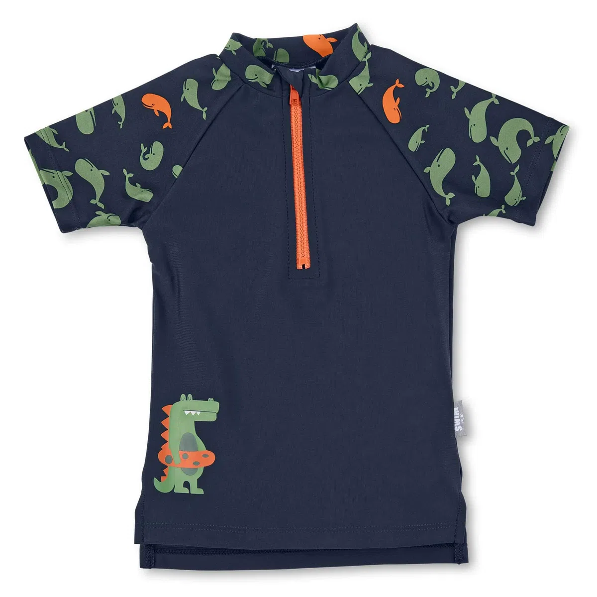 Sterntaler Kurzarm-schwimmshirt Wale Maglietta Rash Guard Bambini e Ragazzi