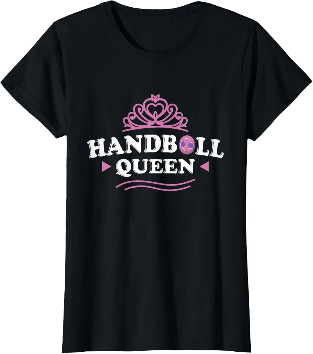 Donna Handball Queen Handball Player Girl Maglietta