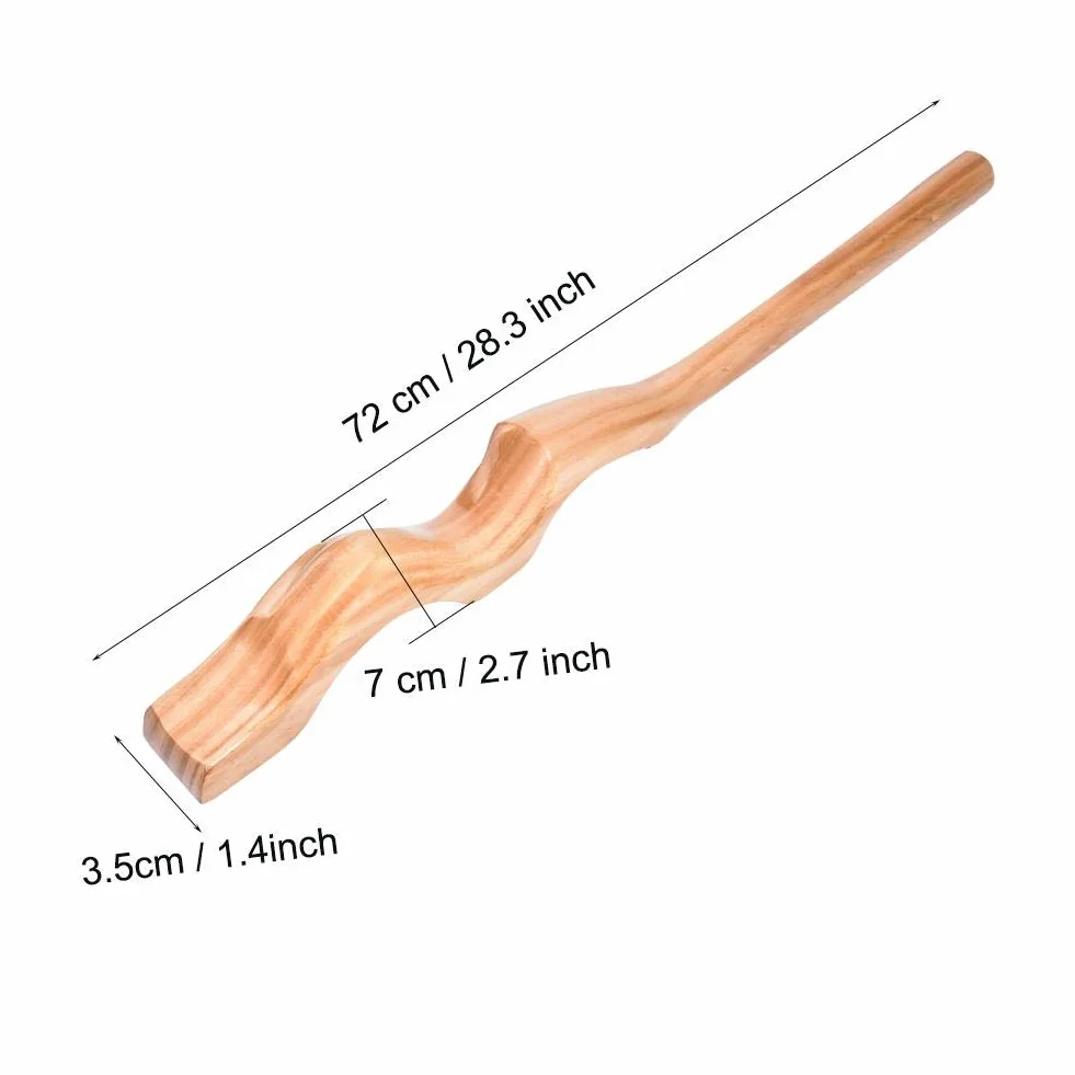 Dioche Barella Piede Balletto, Balletto Danza Legno Resistente all'Usura Arco del Piede Barella Ballerini per Adulti e Bambini Danza dell'Arco Attrezzatura per Danza in Legno, 72 x 7 x 3.5 cm