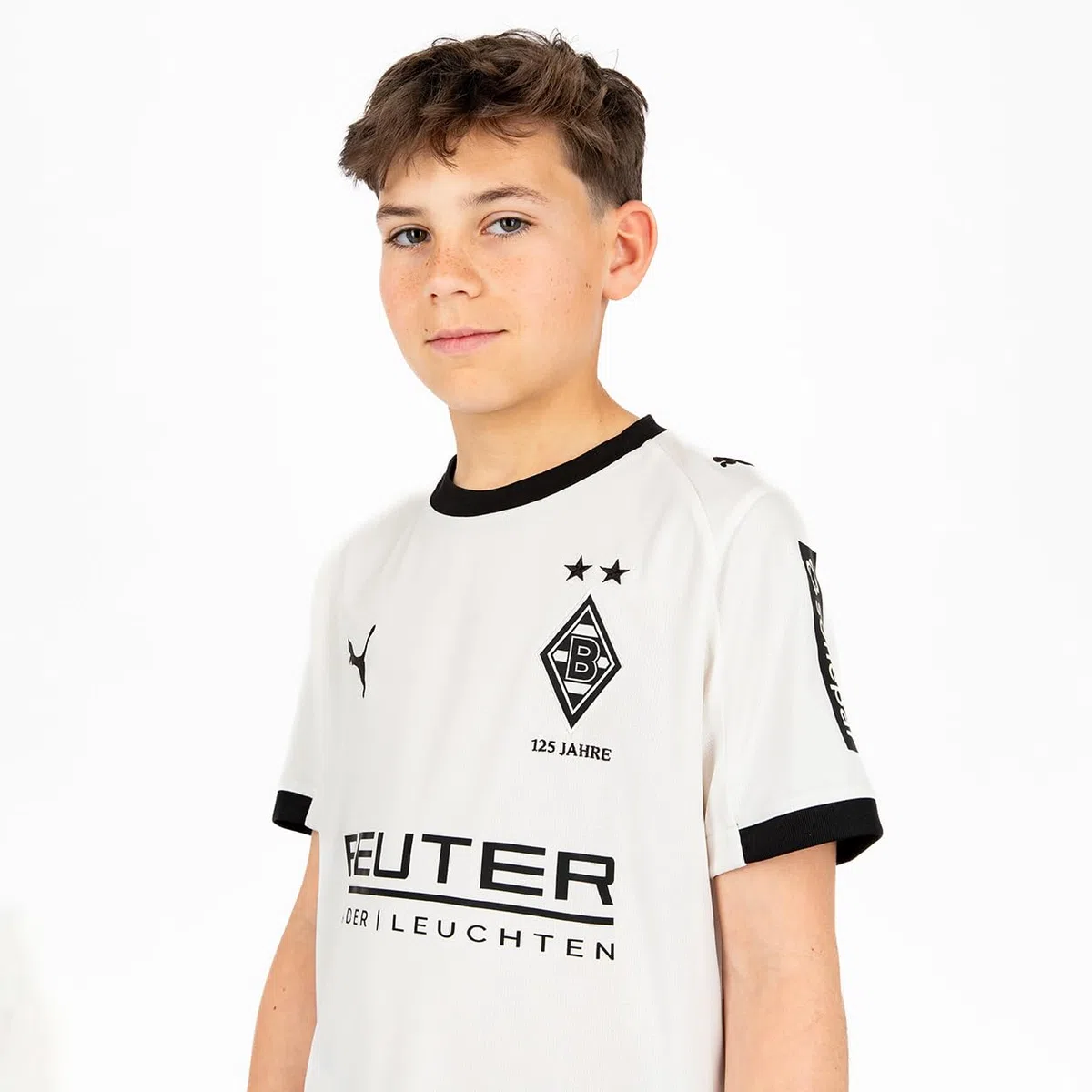 Puma Borussia Mönchengladbach Home Jersey Replica T-Shirt Unisex - Bambini e Ragazzi (Pacco da 1)